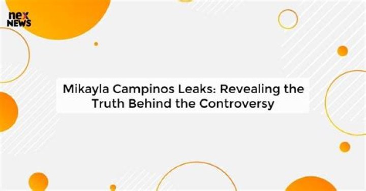 Did Mikayla Campinos Get Leaked? Understanding The Situation
